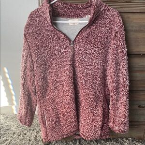 Weatherproof Women's Teddy Jacket - Burgundy